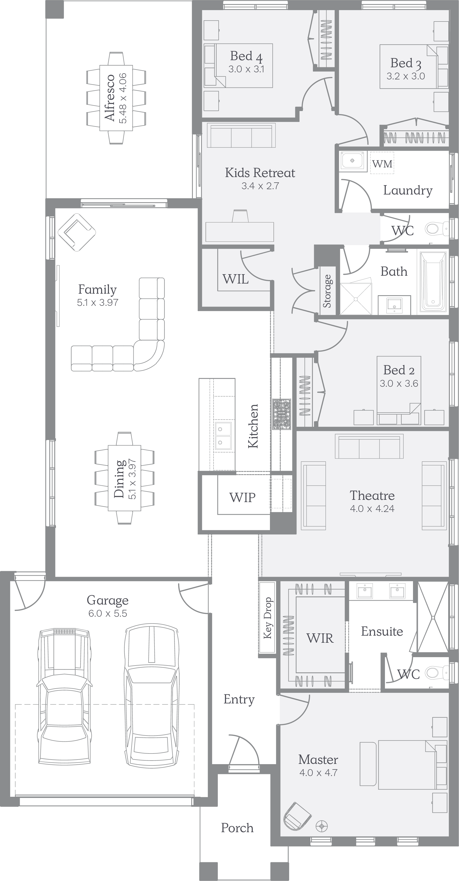 Messina 32 Floorplan