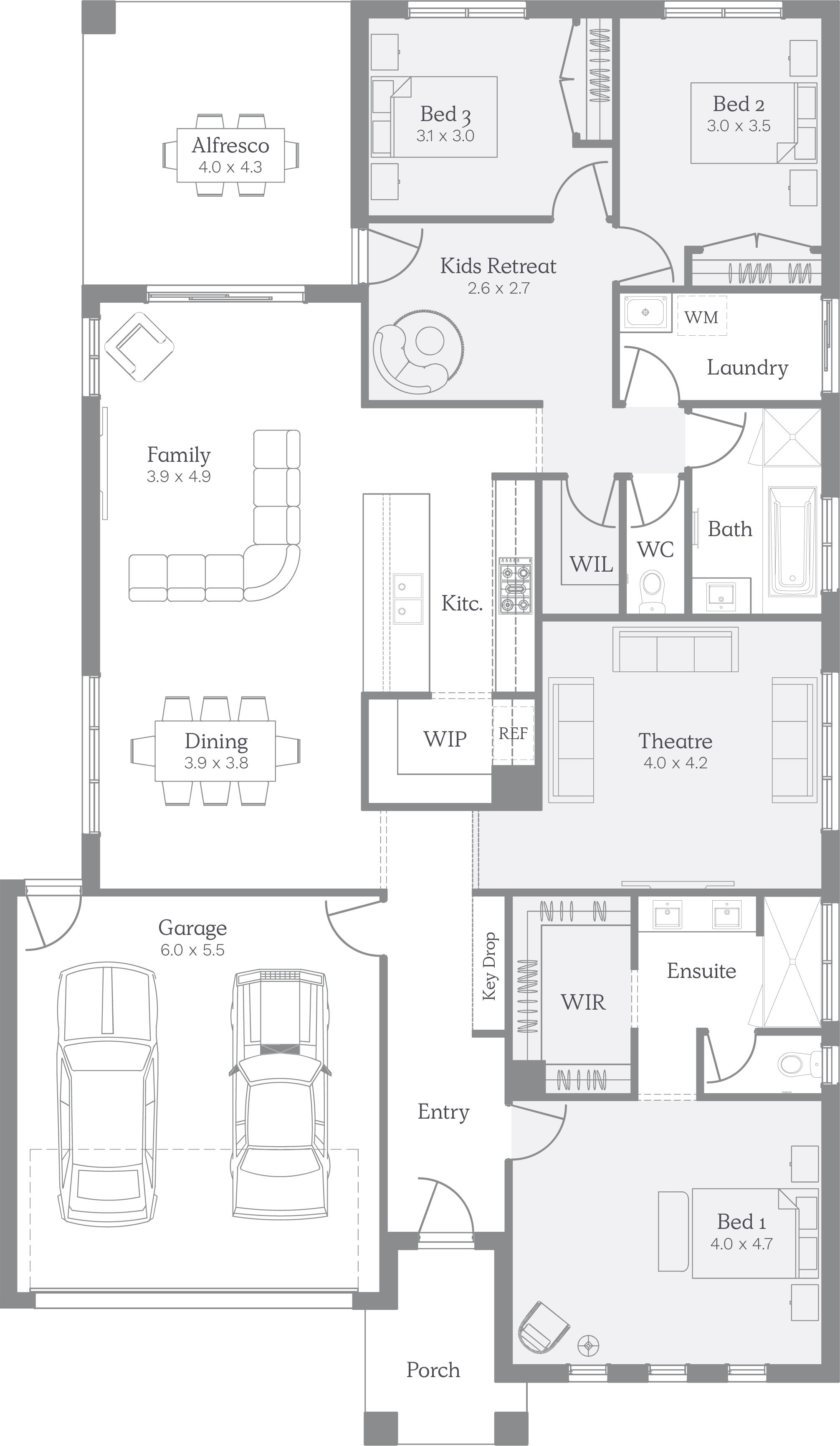 Messina 32 Floorplan