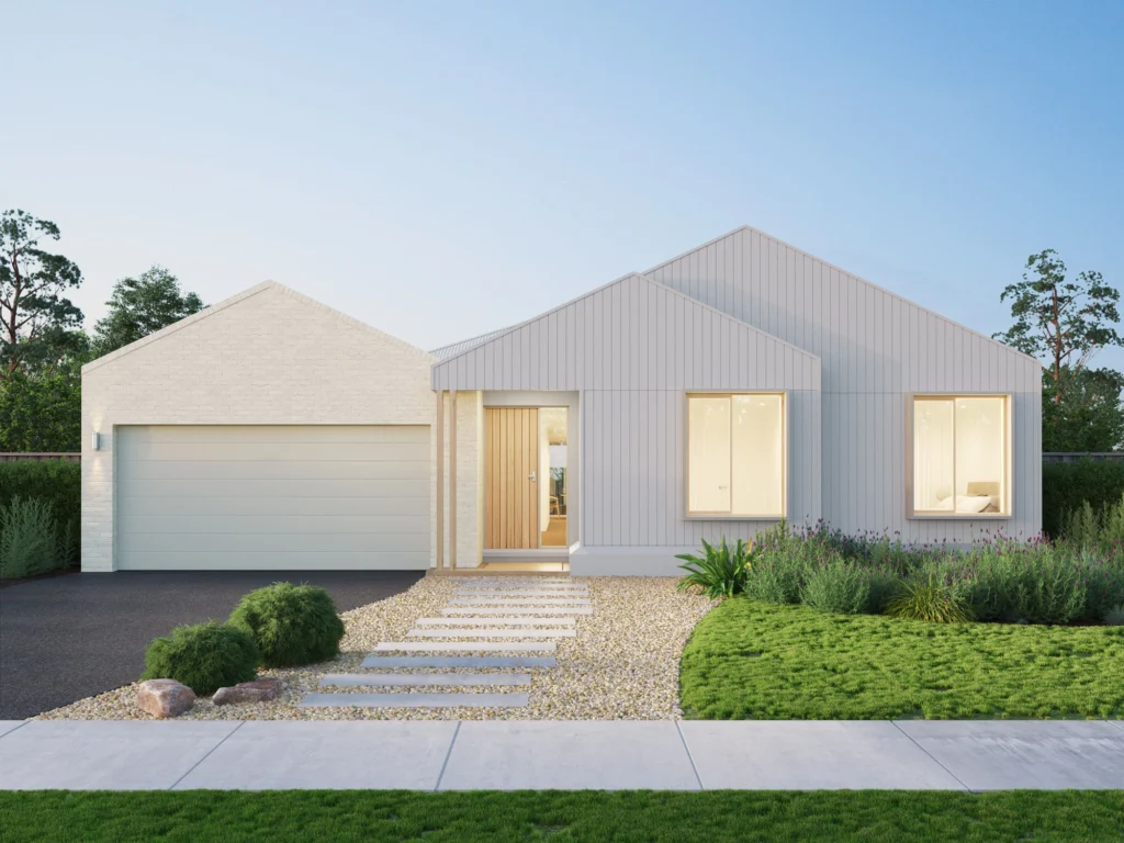 Modern single storey house design by Nostra Homes