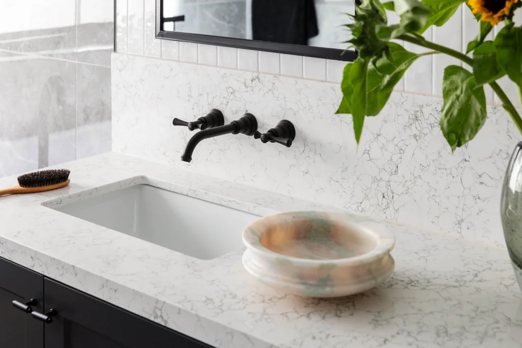 modern wide block washroom